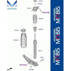 mobis rear shock absorbers for kia sportage 2021-24